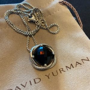David Yurman Black Onyx Necklace 18"